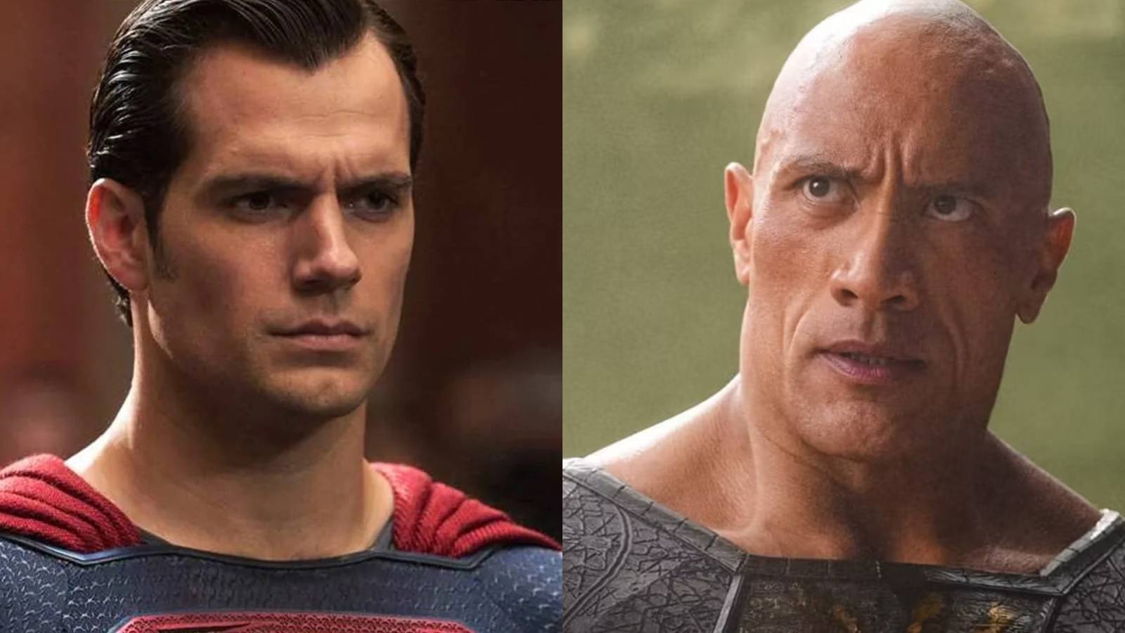 Henry Cavill Man of Steel 2 Superman vs Black Adam Dwayne Johnson