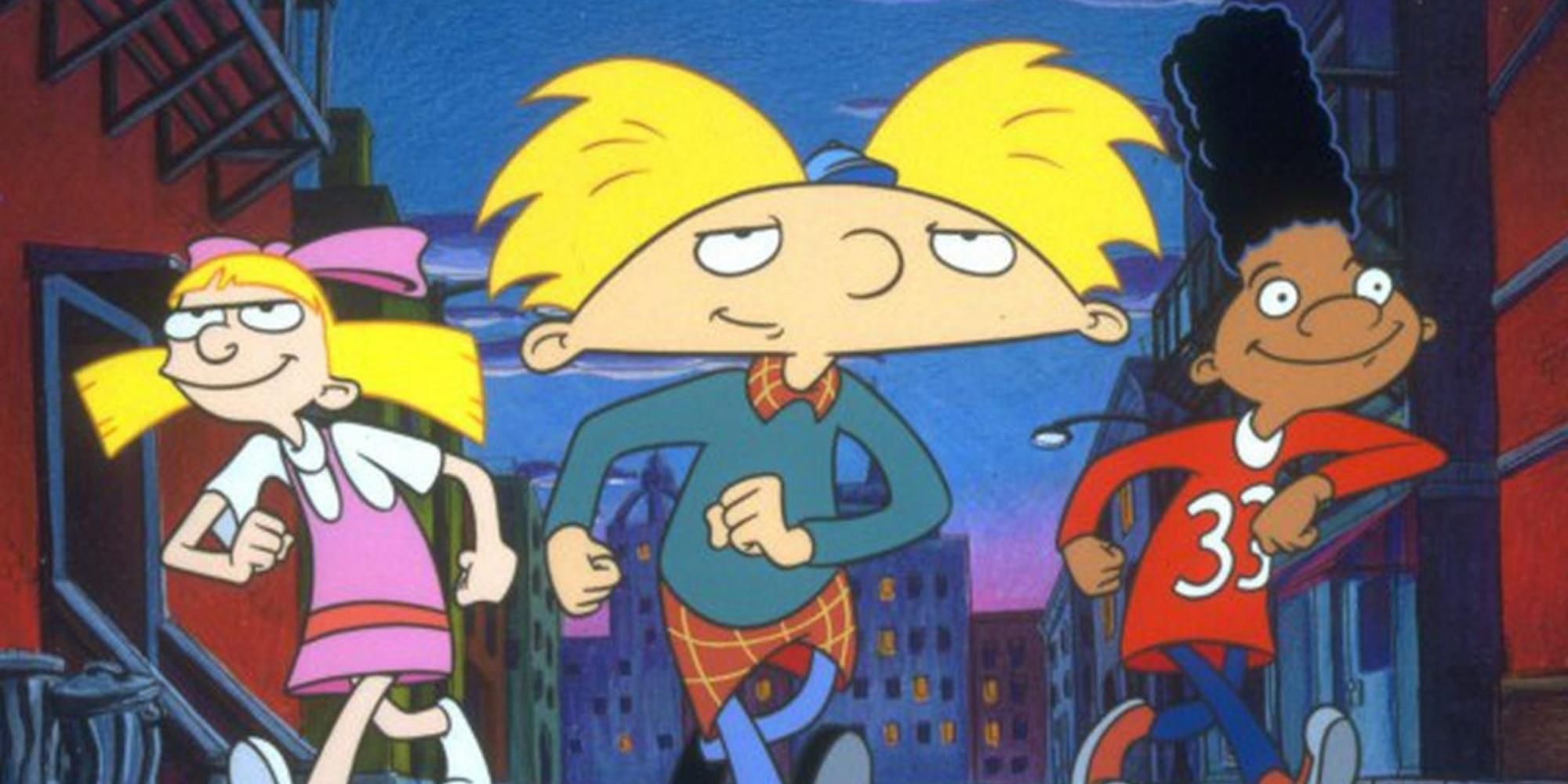 Helga, Arnold, and Gerald in Hey Arnold!