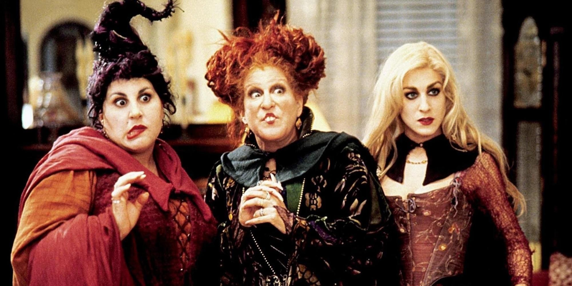 Mary, Winifred, and Sarah in Hocus Pocus