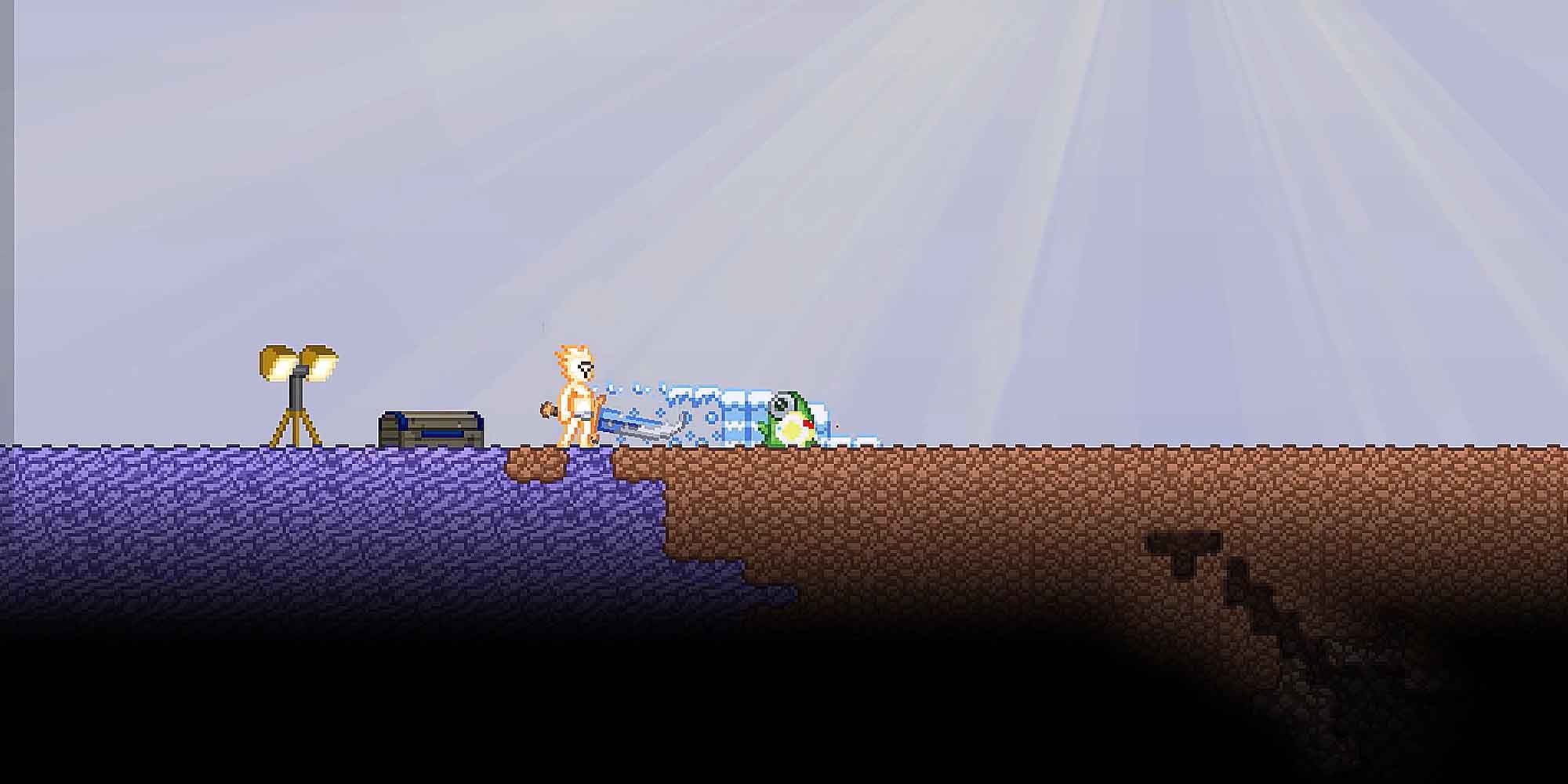 The powerful Hokucide sword in Starbound