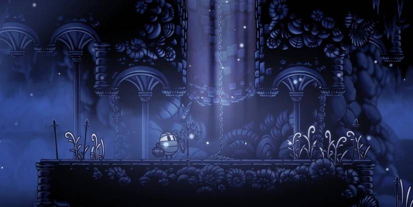 Hollow Knight Menderbug Repairing Sign