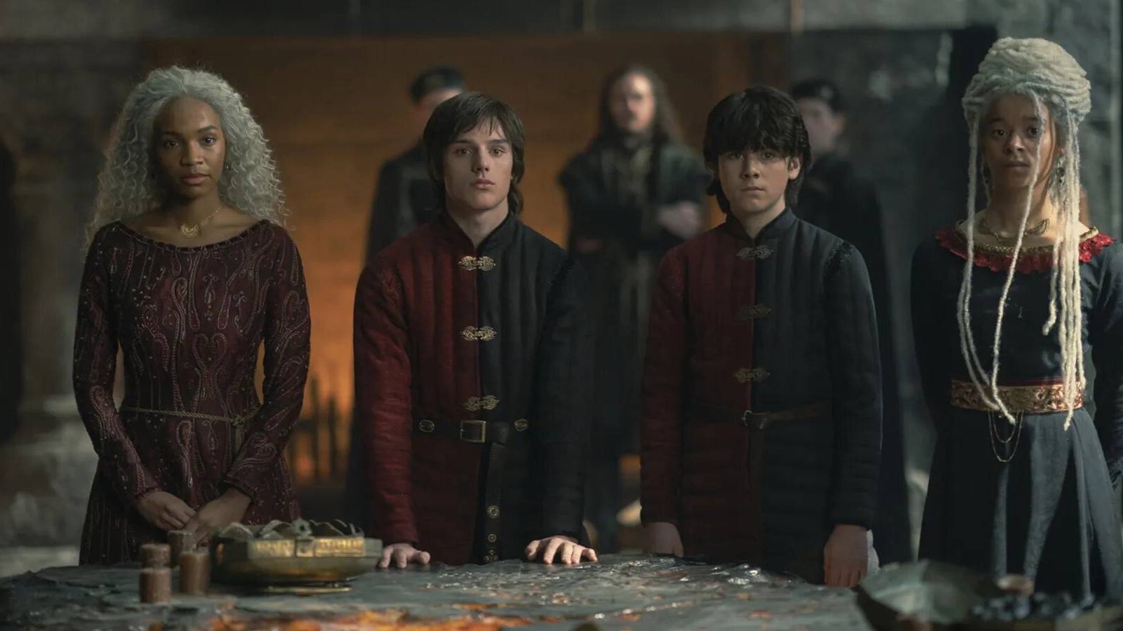 Baela Jacaerys Lucerys and Rhaena in House of the Dragon.