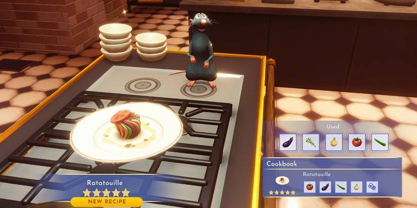 Meeting Remy in Disney Dreamlight Valley