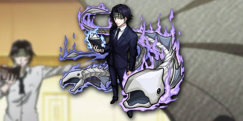 Hunter X Hunter - Chrollo PNG Over Image Of Him Using His Hatsu Against The Zoldycks