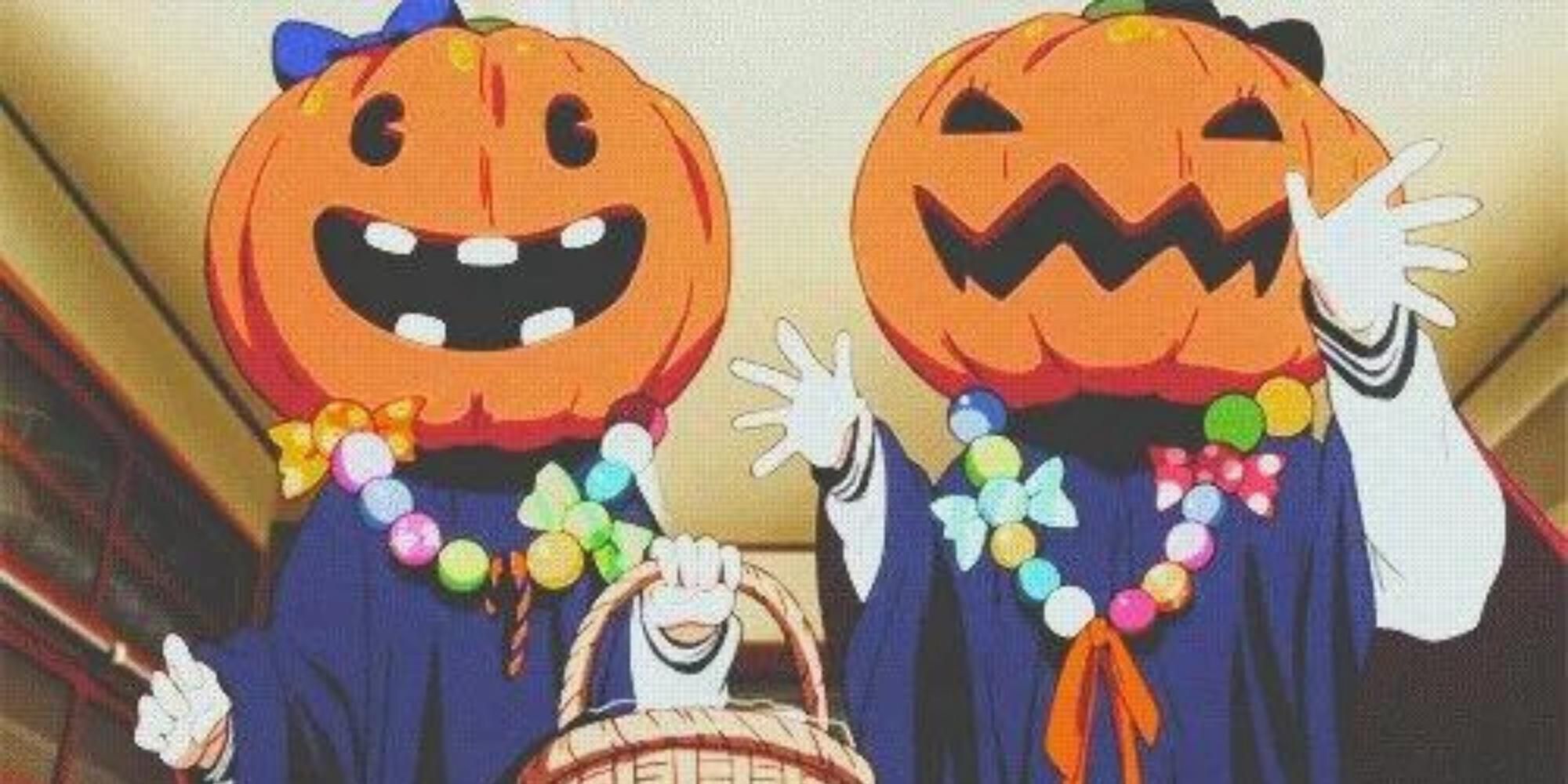 pumpkin costumes for Halloween in Hyouka