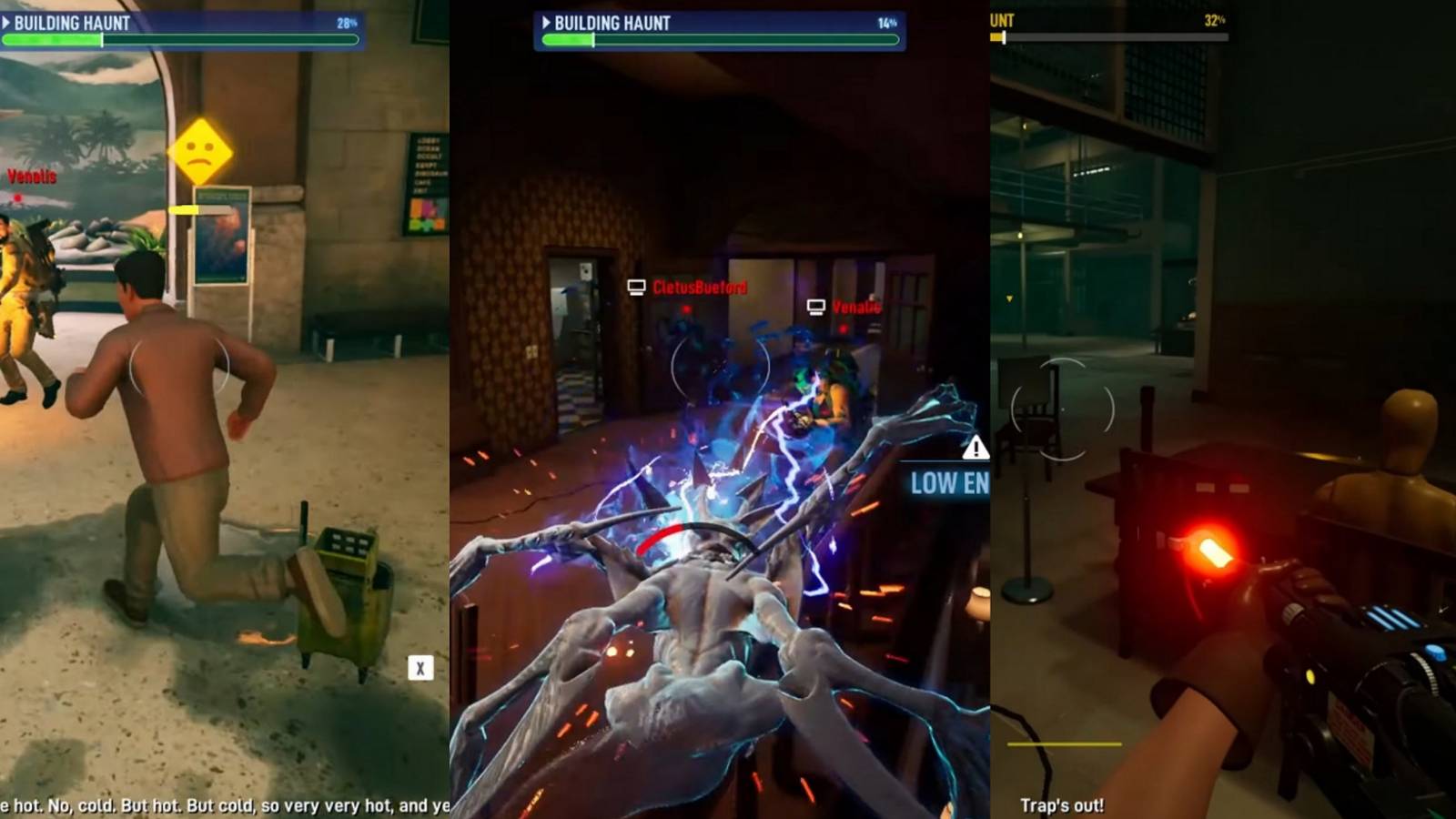 image of characters in ghostbusters spirits unleashed 