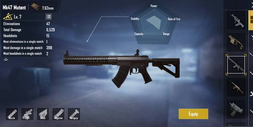 mk47 mutant in pubg mobile