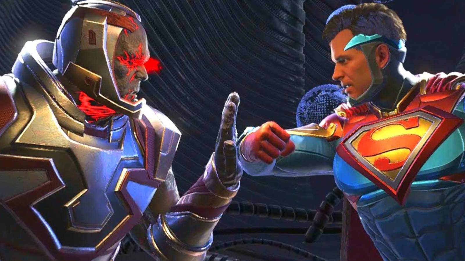 Injustice 2 Clash between Superman and Darkseid