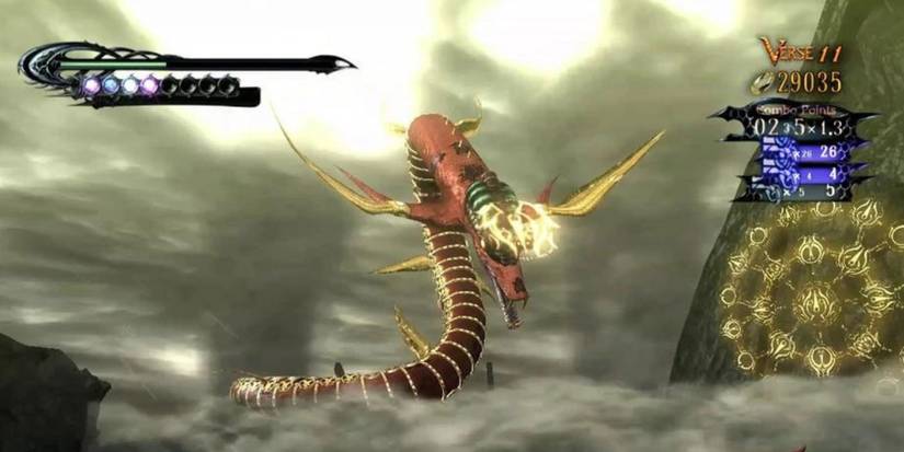An Inspired in the sky in Bayonetta