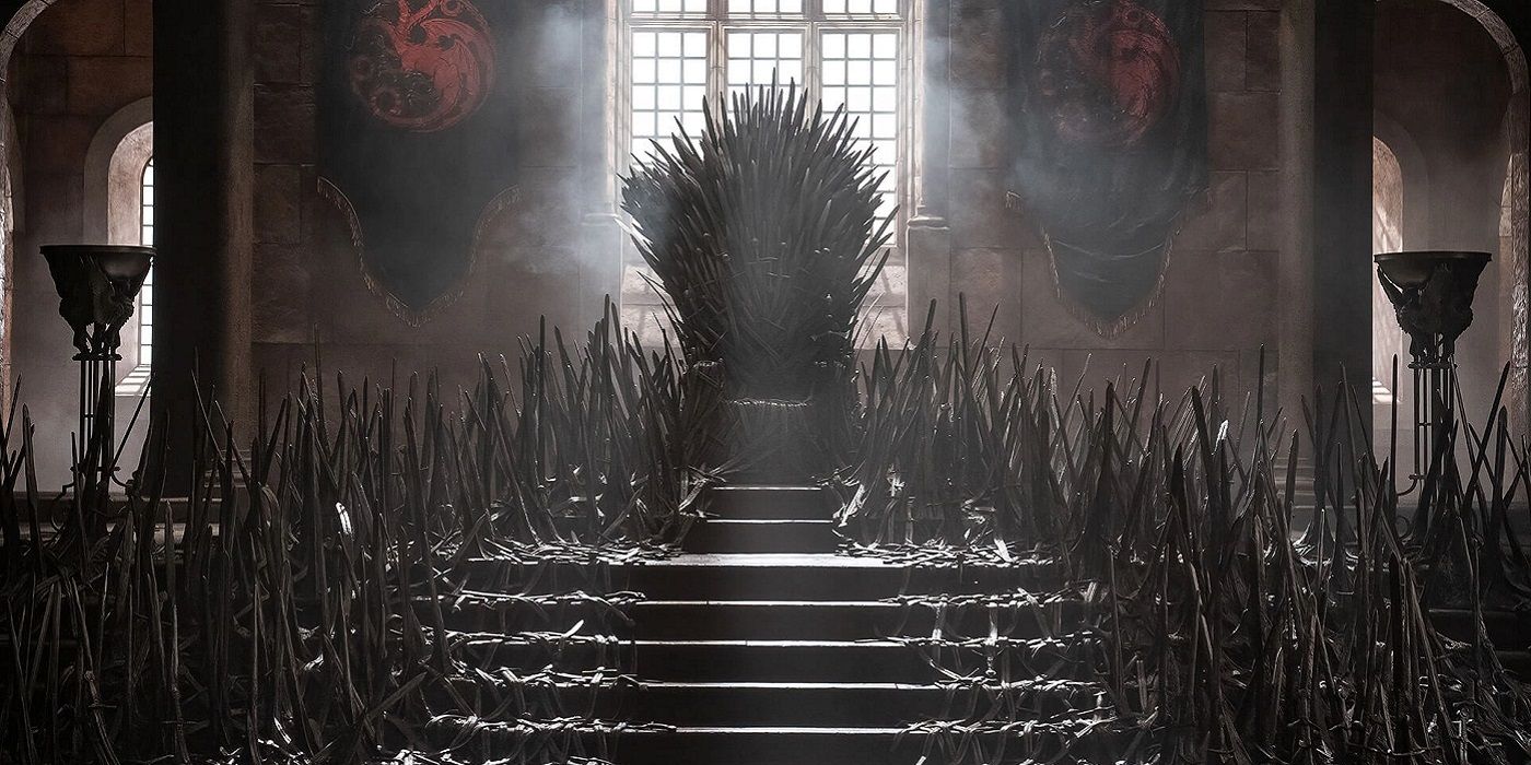 The Iron Throne from the House of the Dragon.