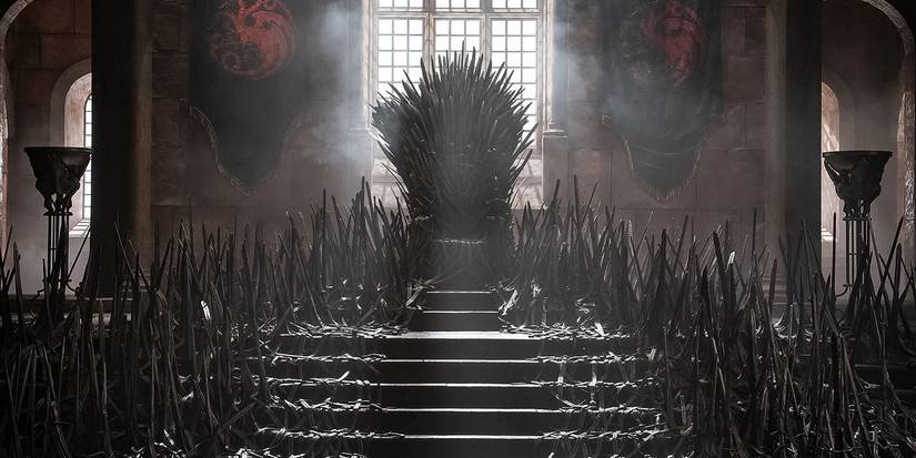 The Iron Throne from the House of the Dragon.