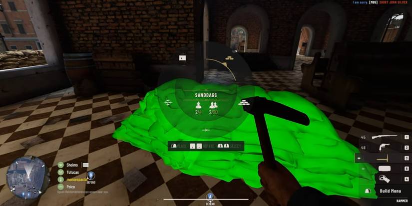 Isonzo - Placing Sandbags