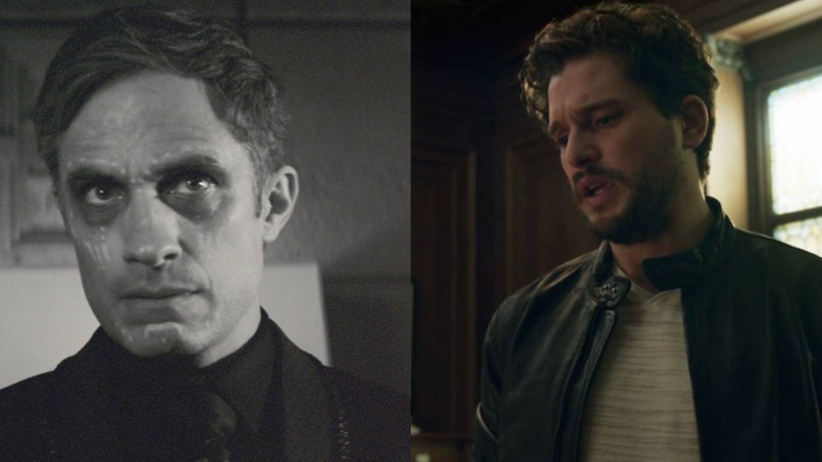 A split image features Jack Russell in Werewolf By Night and Dane Whitman in The Eternals