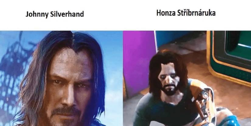 Johnny Silverhand vs an in-game NPC