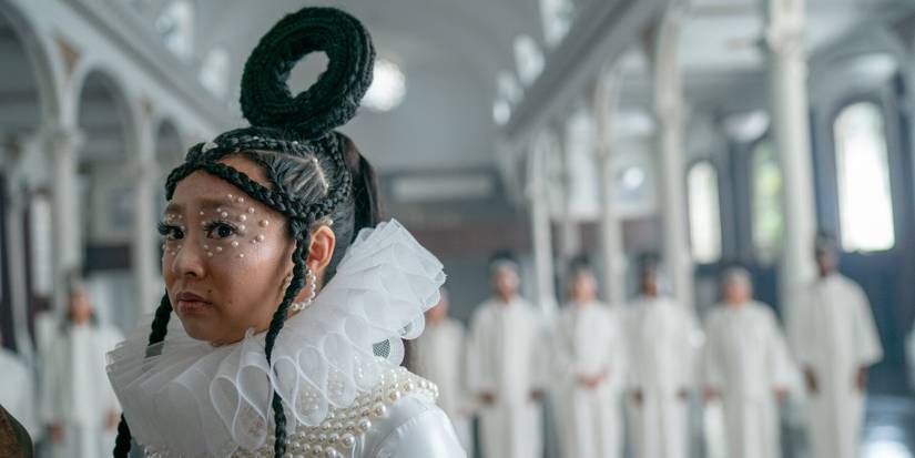 Jobu Tupaki at the center of the universe in Everything Everywhere All at Once