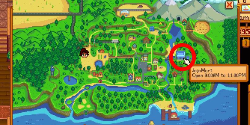 JojaMart Location Stardew Valley