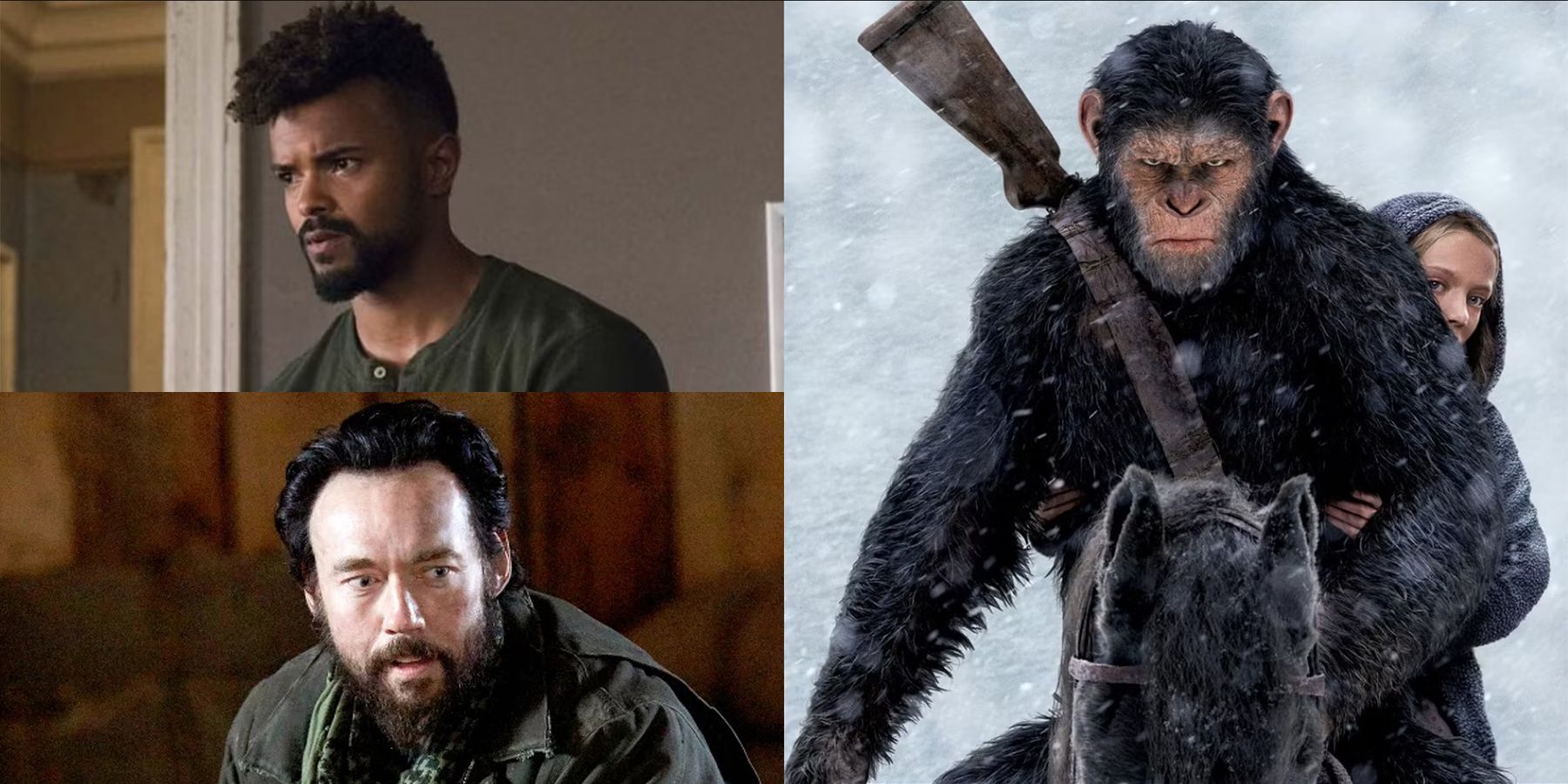 Kingdom of the Planet of the Apes Eka Darville Kevin Durand