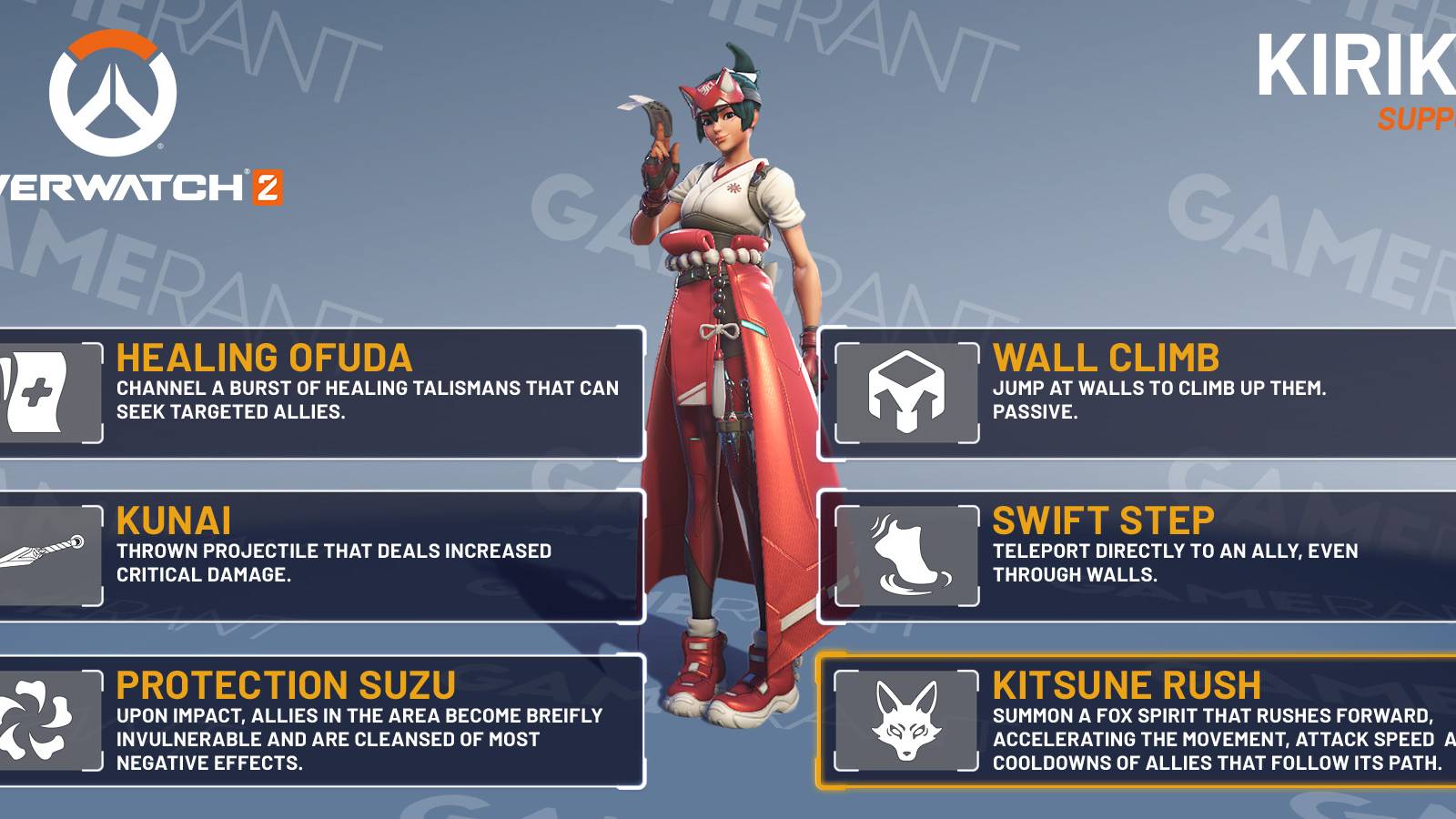 Overwatch 2: Kiriko Guide (Tips, Abilities, And More