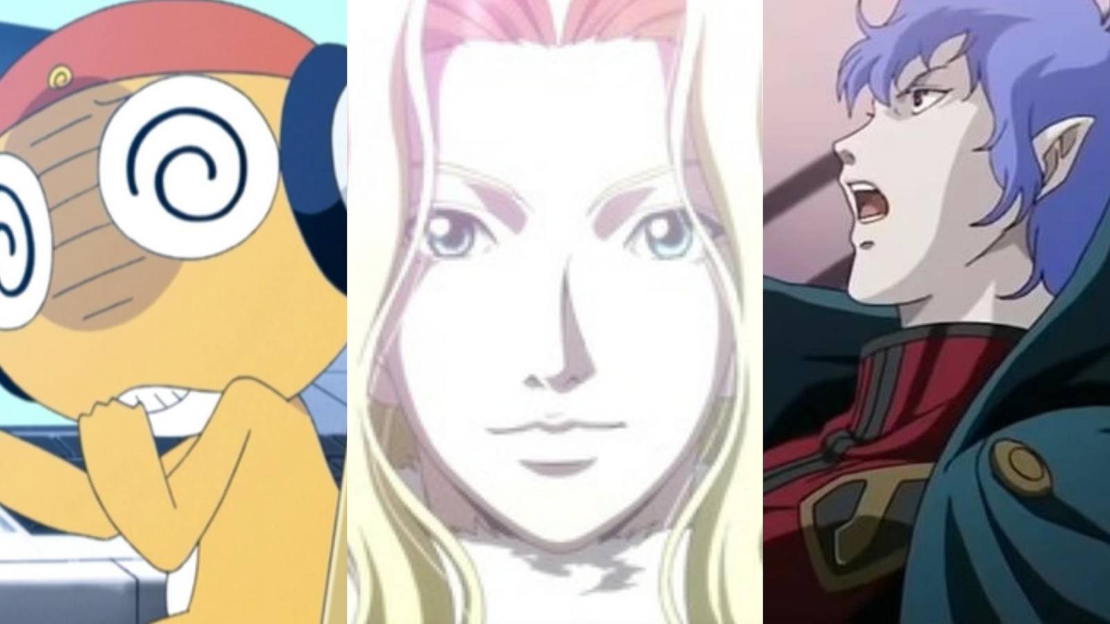 Kururu in Sgt. Frog, Prince Baka in Level E, and Quamzin Kravshera in Macross