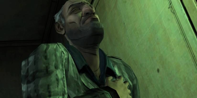 Larry has a heart attack in The Walking Dead