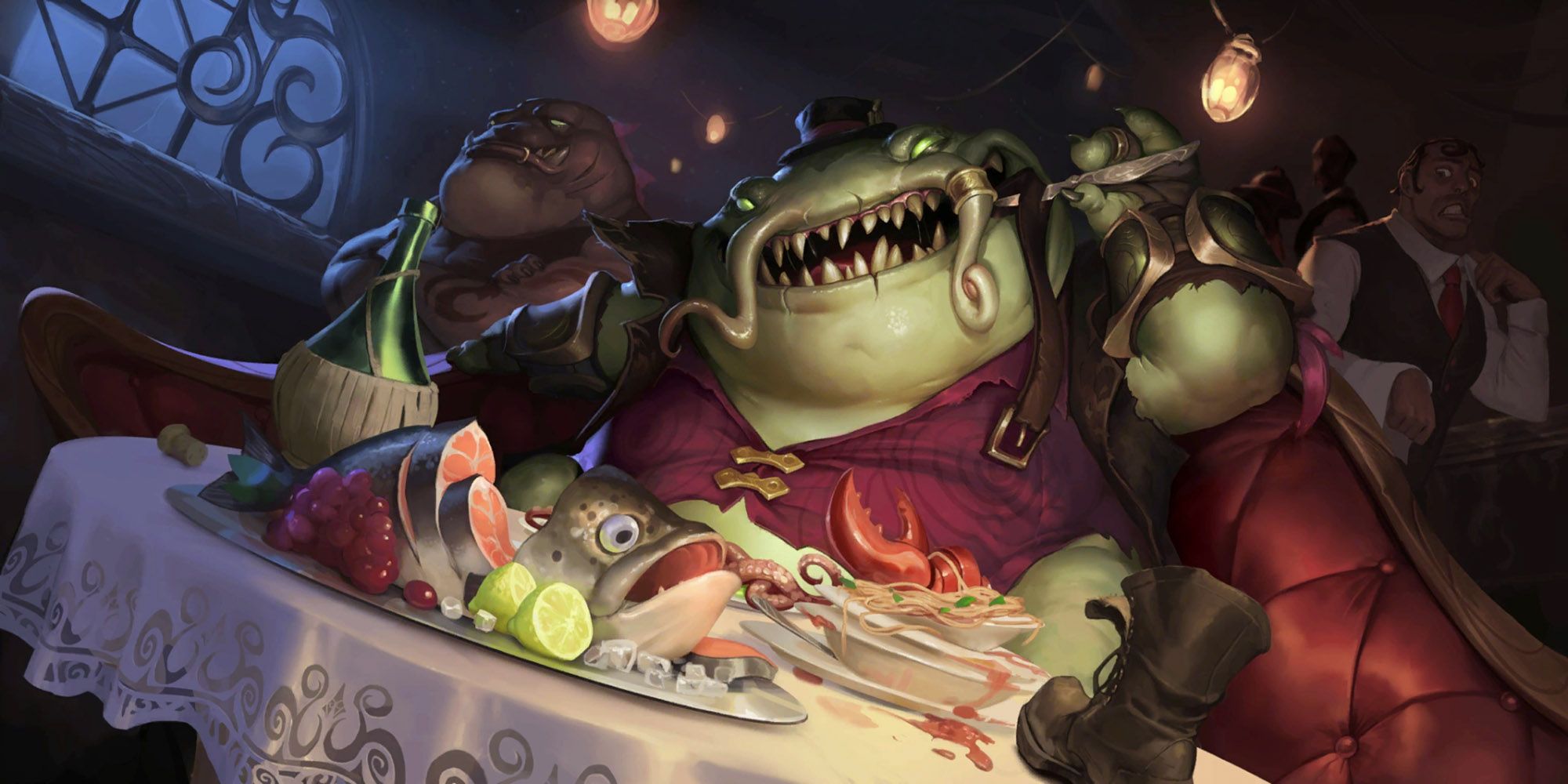 Legends Of Runeterra - Tahm Kench Level 2 Card Art Full View