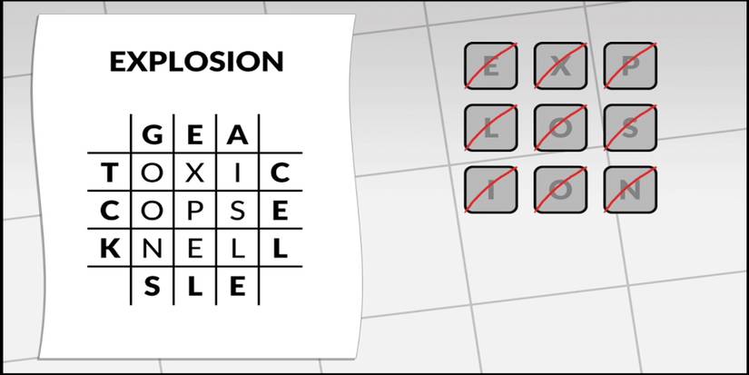 Letterbox Puzzle 106 Explosion