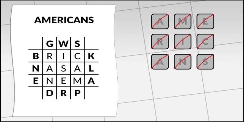 Letterbox Puzzle 107 Americans