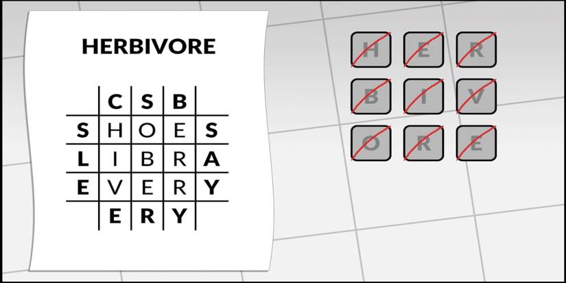 Letterbox Puzzle 25 Herbivore