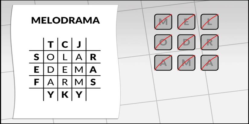 Letterbox Puzzle 29 Melodrama