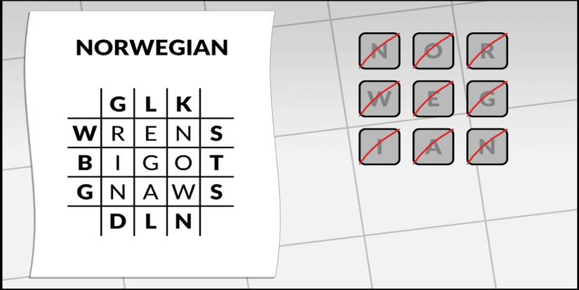 Letterbox Puzzle 31 Norwegian