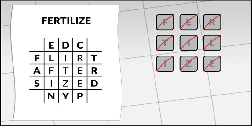 Letterbox Puzzle 35 Fertilize