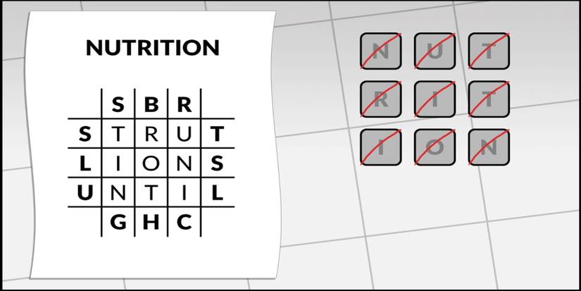 Letterbox Puzzle 37 Nutrition