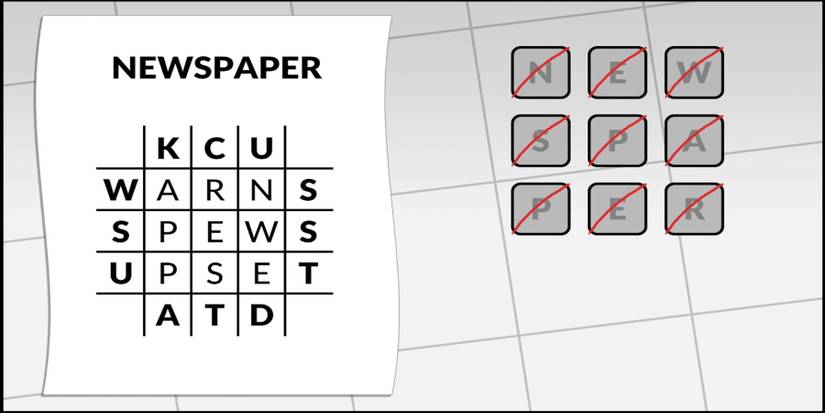 Letterbox Puzzle 41 Newspaper