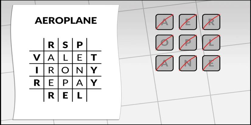 Letterbox Puzzle 44 Aeroplane