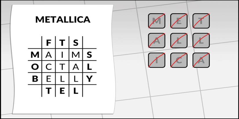 Letterbox Puzzle 49 Metallica