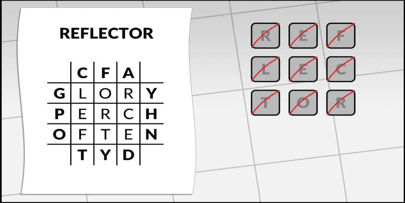 Letterbox Puzzle 5 Reflector