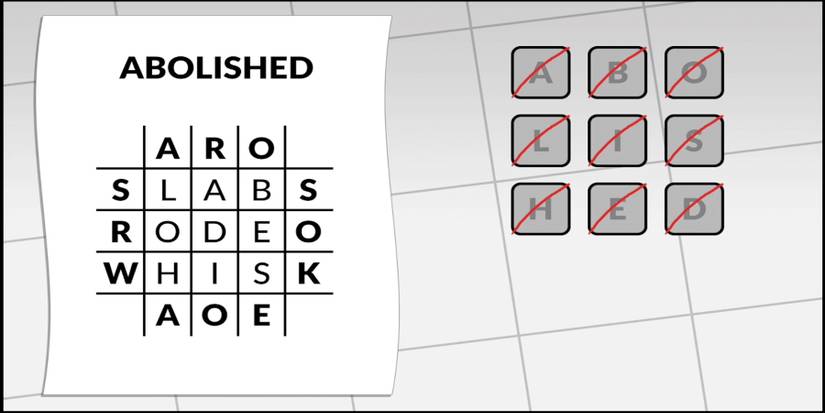 Letterbox Puzzle 52 Abolished