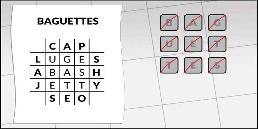Letterbox Puzzle 58 Baguettes