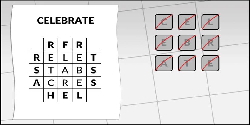Letterbox Puzzle 69 Celebrate