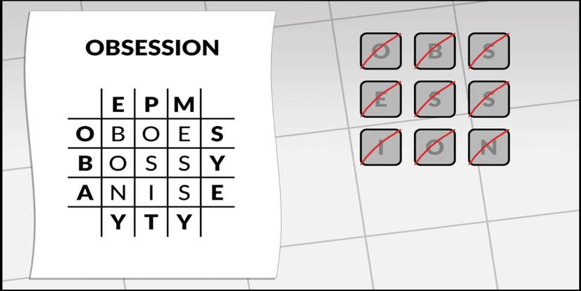 Letterbox Puzzle 74 Obsession