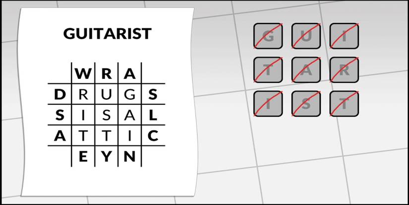 Letterbox Puzzle 75 Guitarist
