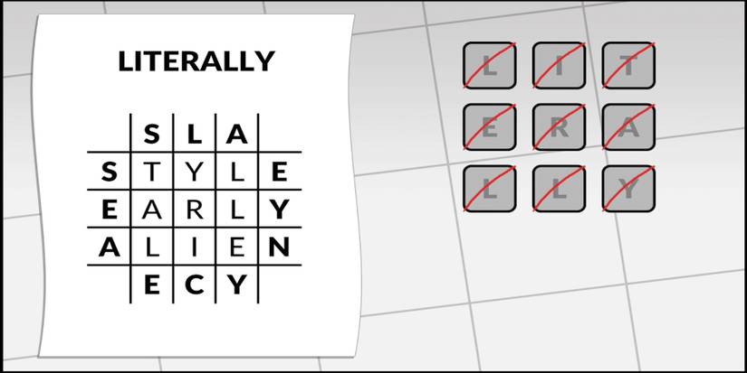 Letterbox Puzzle 77 Literally