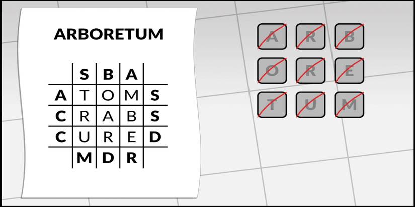 Letterbox Puzzle 8 Arboretum