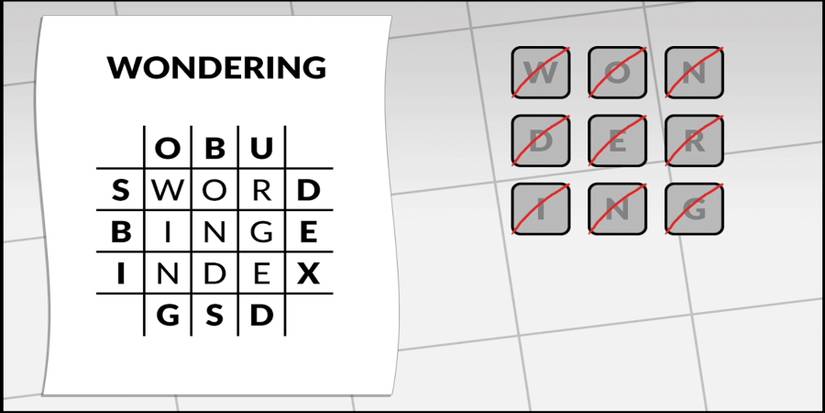 Letterbox Puzzle 83 Wondering