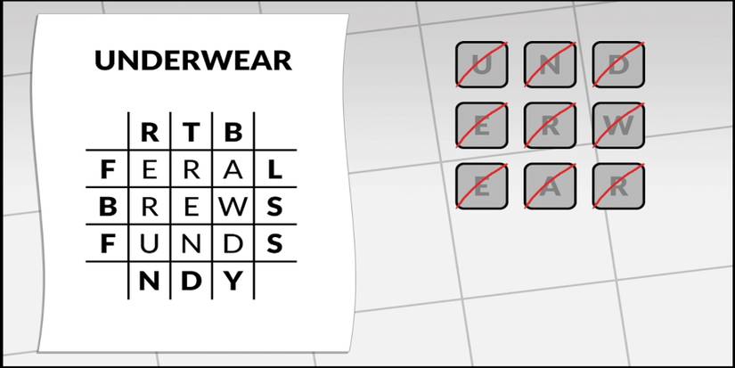 Letterbox Puzzle 92 Underwear