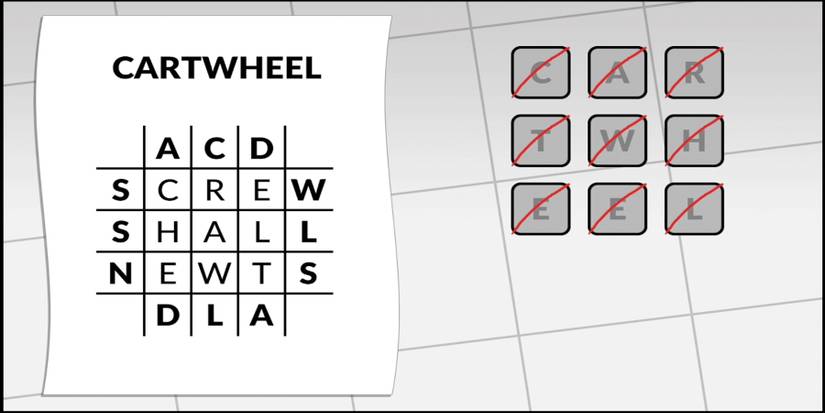 Letterbox Puzzle 93 Cartwheel