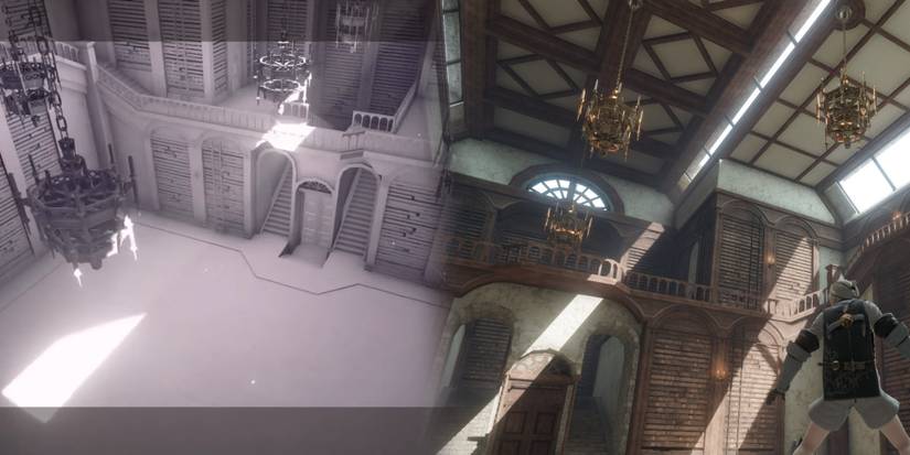 Library In Nier Automata And Library In Nier Replicant