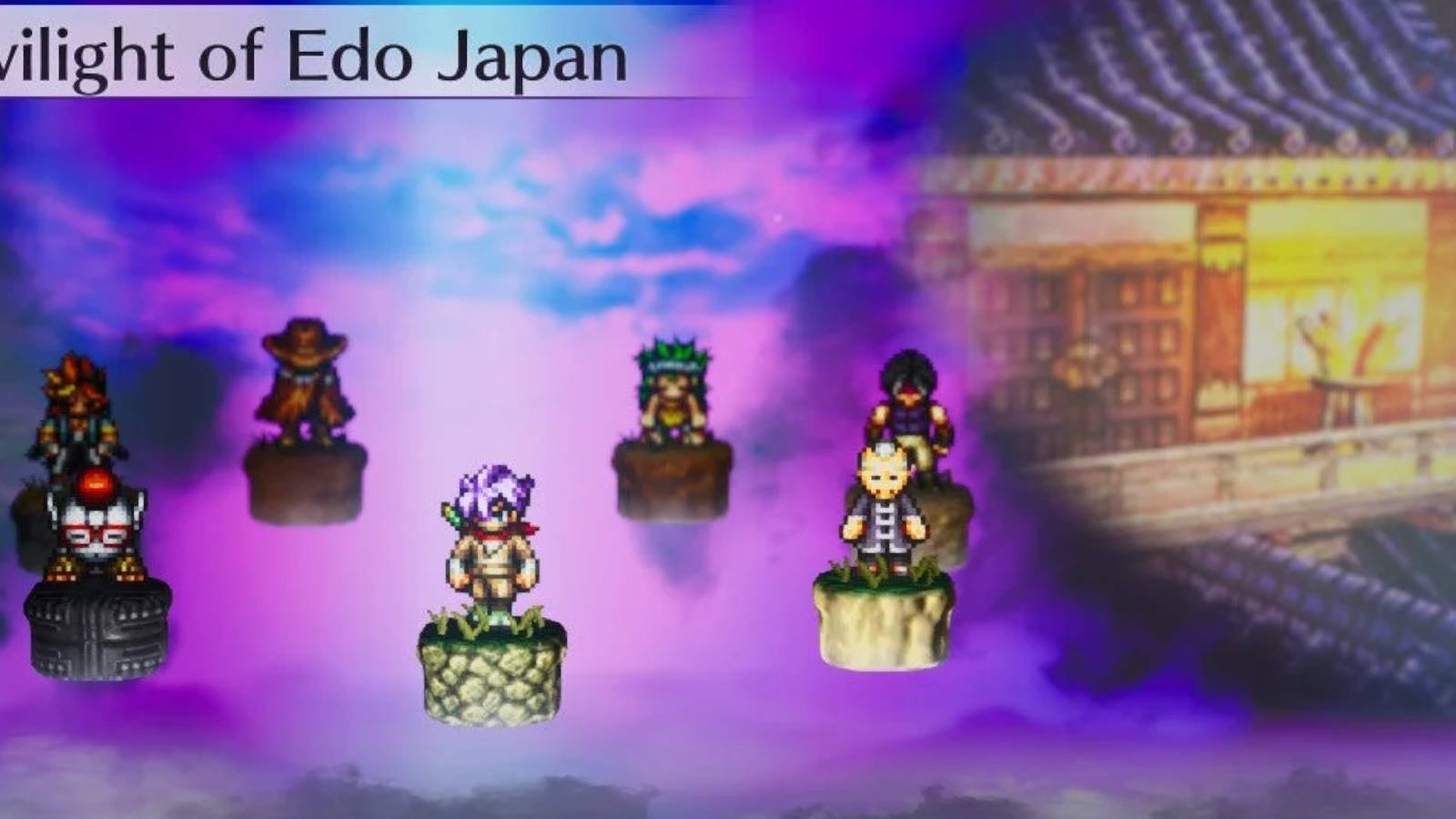 Live a Live selecting Japan Chapter