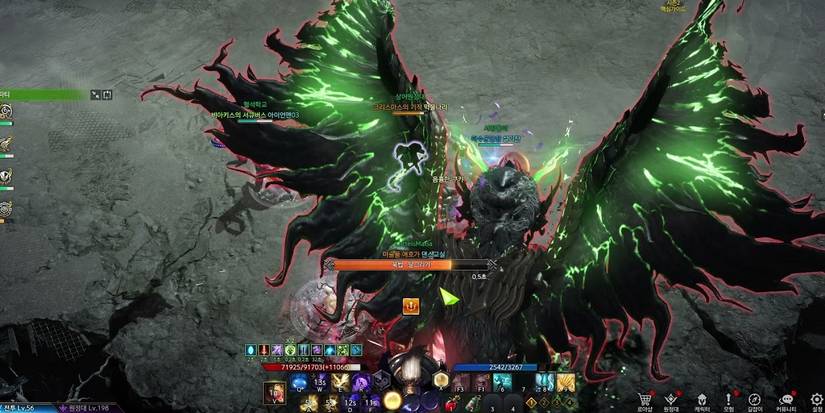 Battle with Deskaluda in Lost Ark