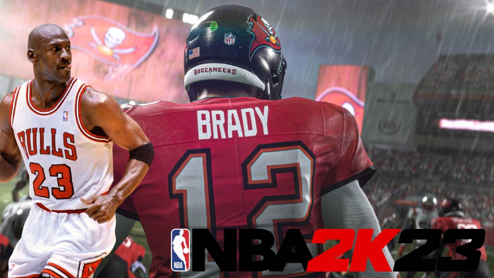 Madden 23 NBA 2K23 Tom Brady and Michael Jordan